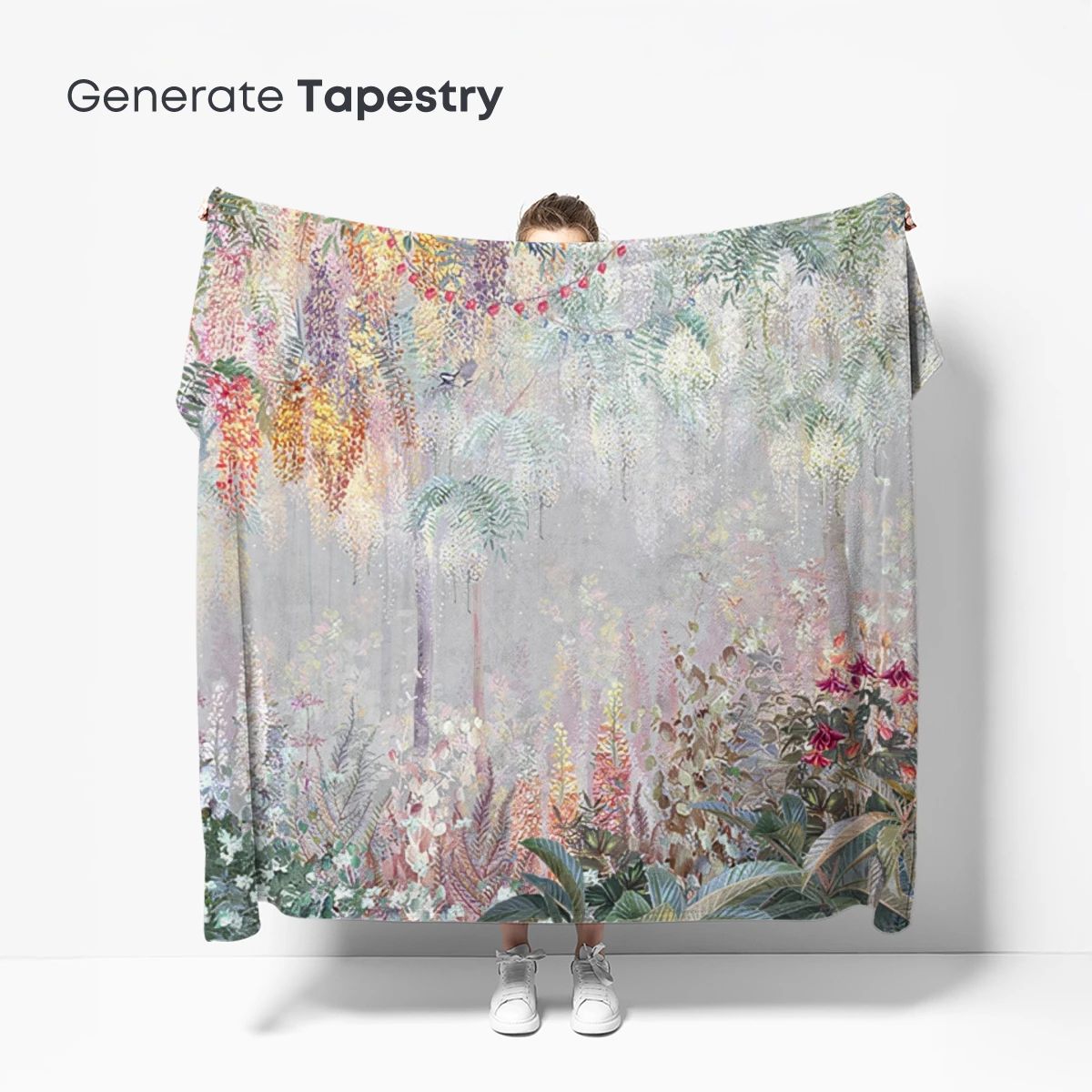 Enchanted Floral Canopy: A Surreal Garden Symphony - Image 5
