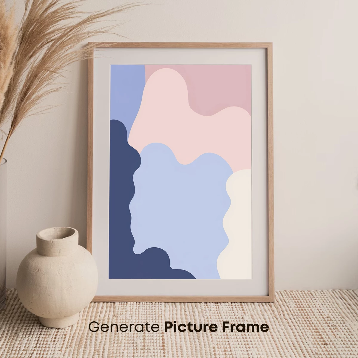 Abstract Color Fusion: Soft Waves in Pastel Harmony - Image 7