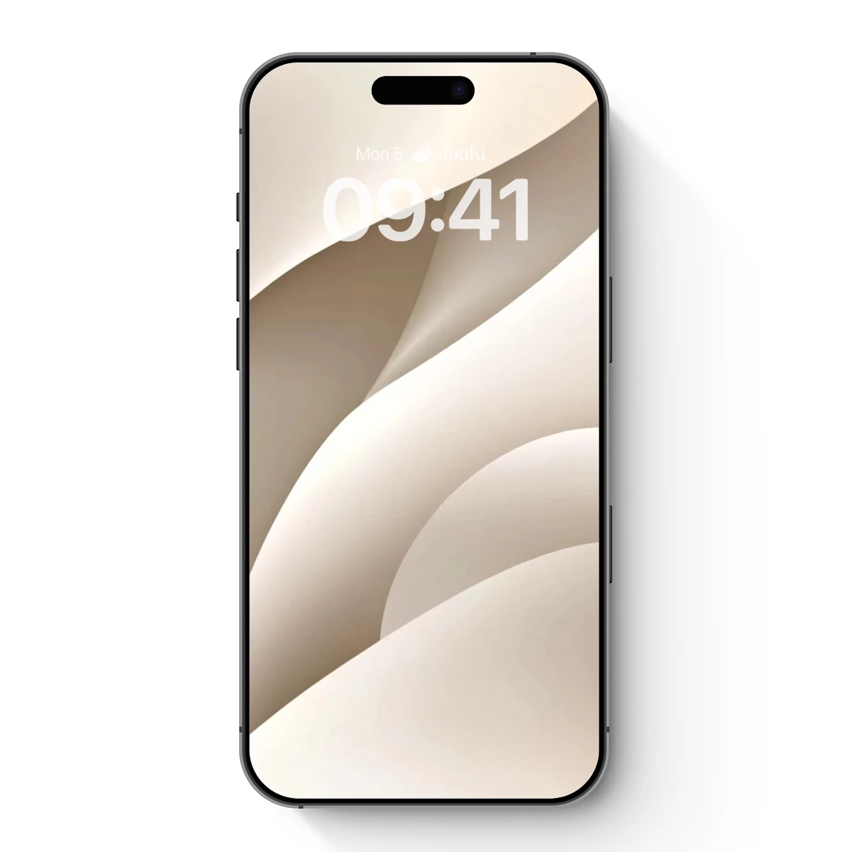 Elegant Flow: Abstract Cream Curves