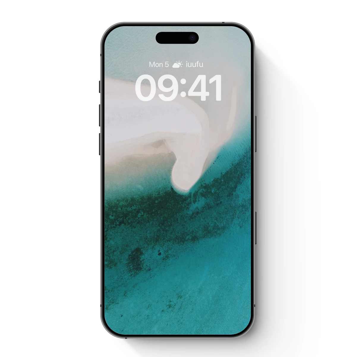 Aerial Serenity: Turquoise Embrace