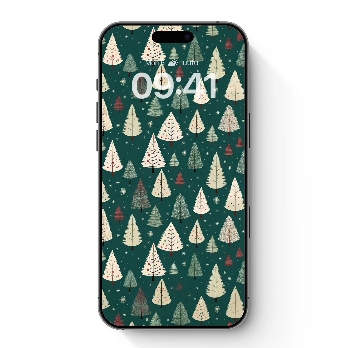 Festive Forest Whispers: Winter Trees in Harmony