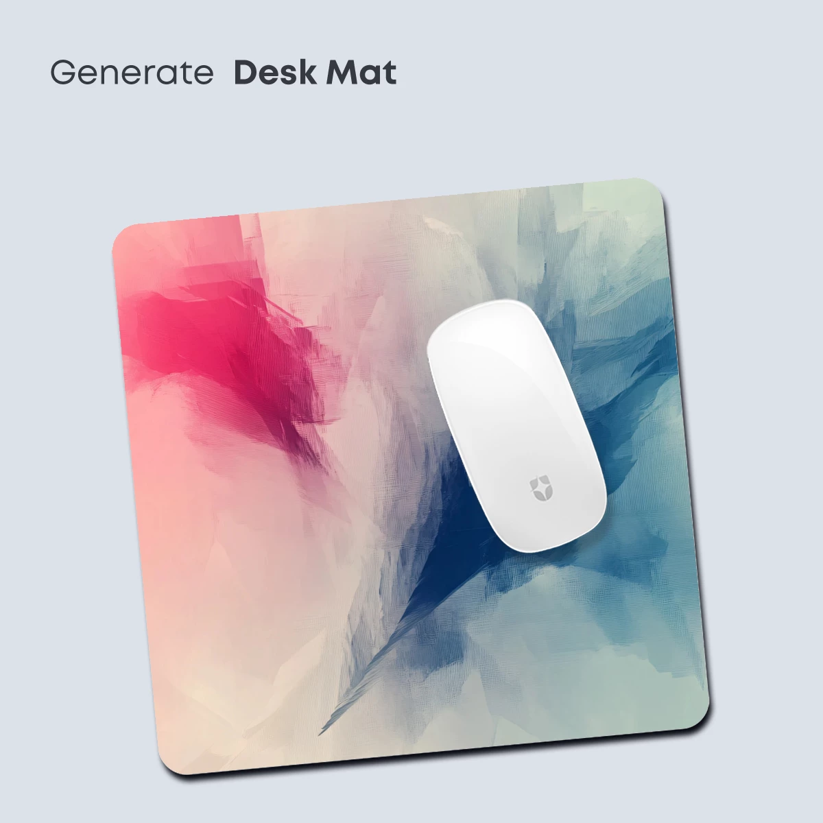 Abstract Fusion: Red and Blue Brushstrokes - Image 4