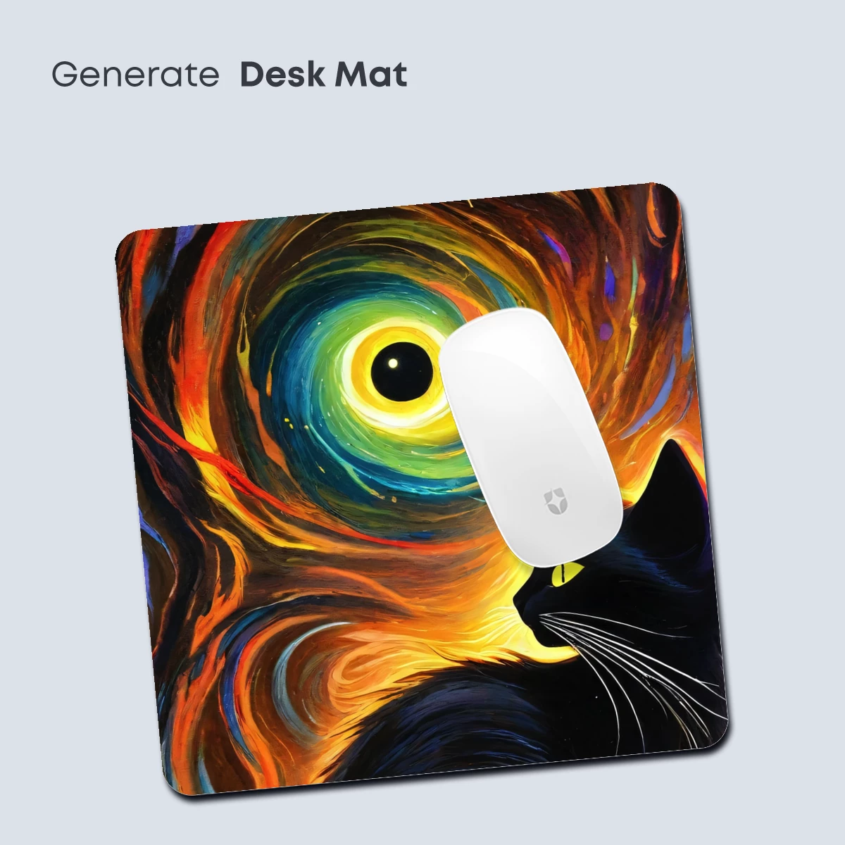 Cosmic Cat: Whirlwind of Colors and Shadows - Image 4