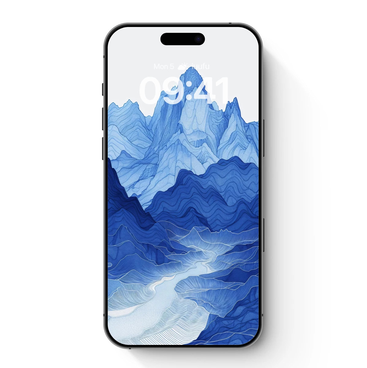 Blue Mountain Symphony: Layered Peaks in Harmony