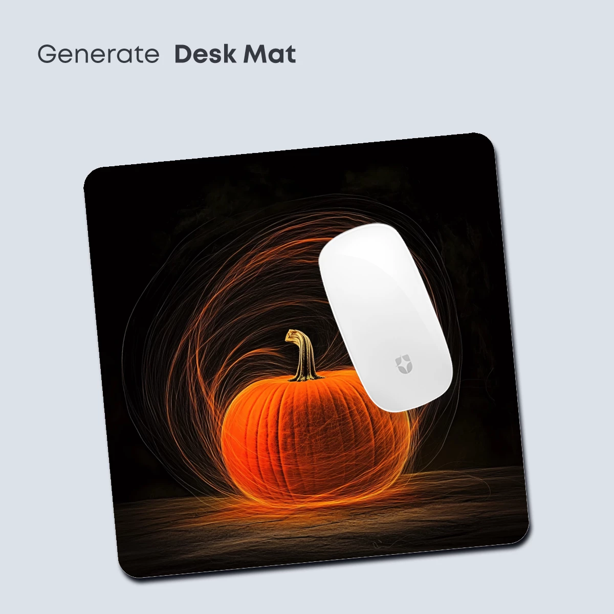 Glowing Pumpkin with Ethereal Swirls - Image 4