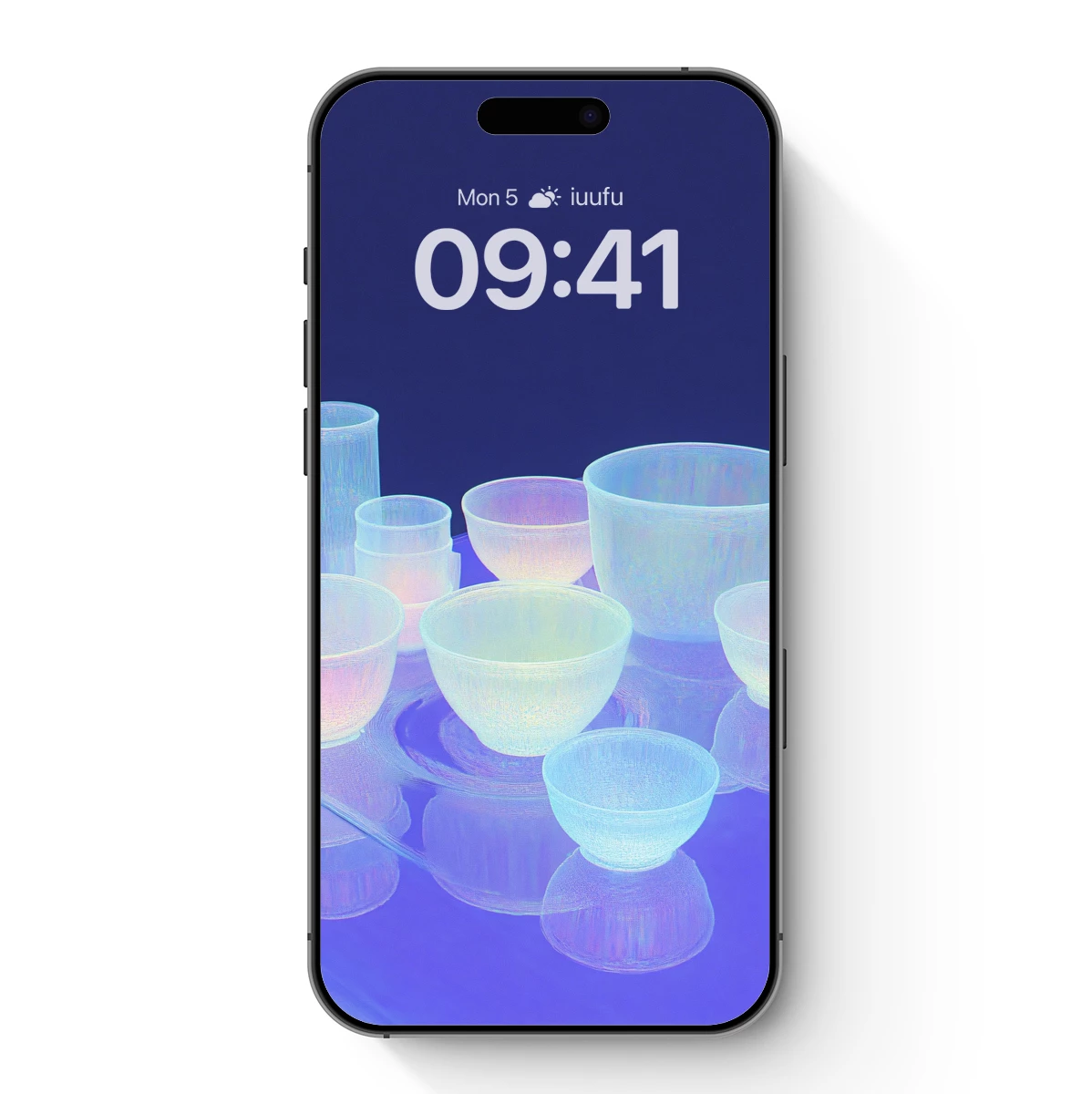 Iridescent Glassware Symphony