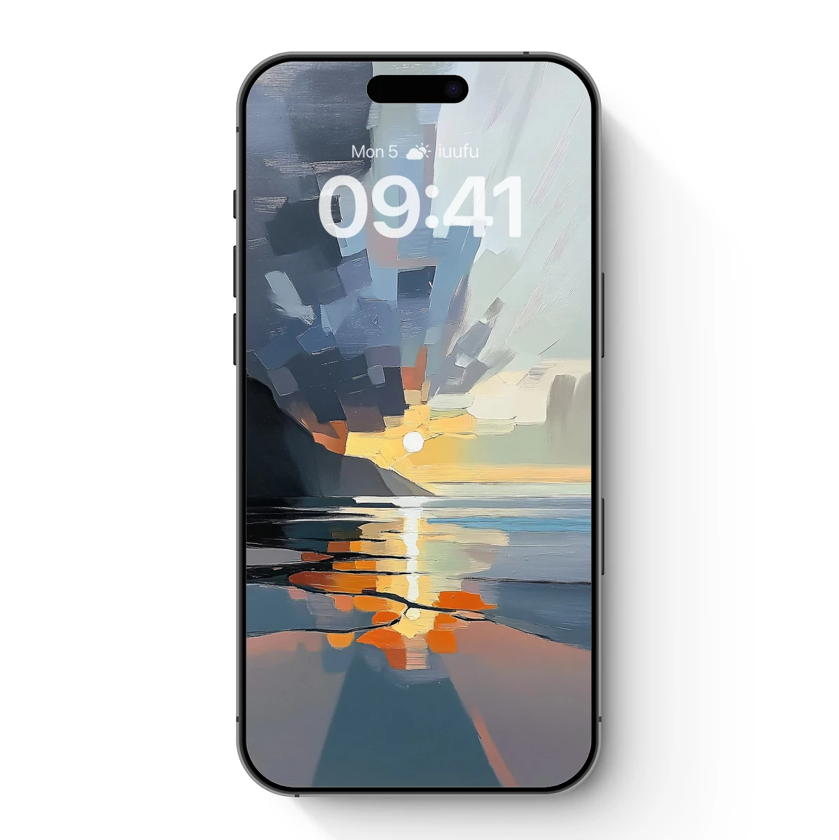 Abstract Sunset Reflections