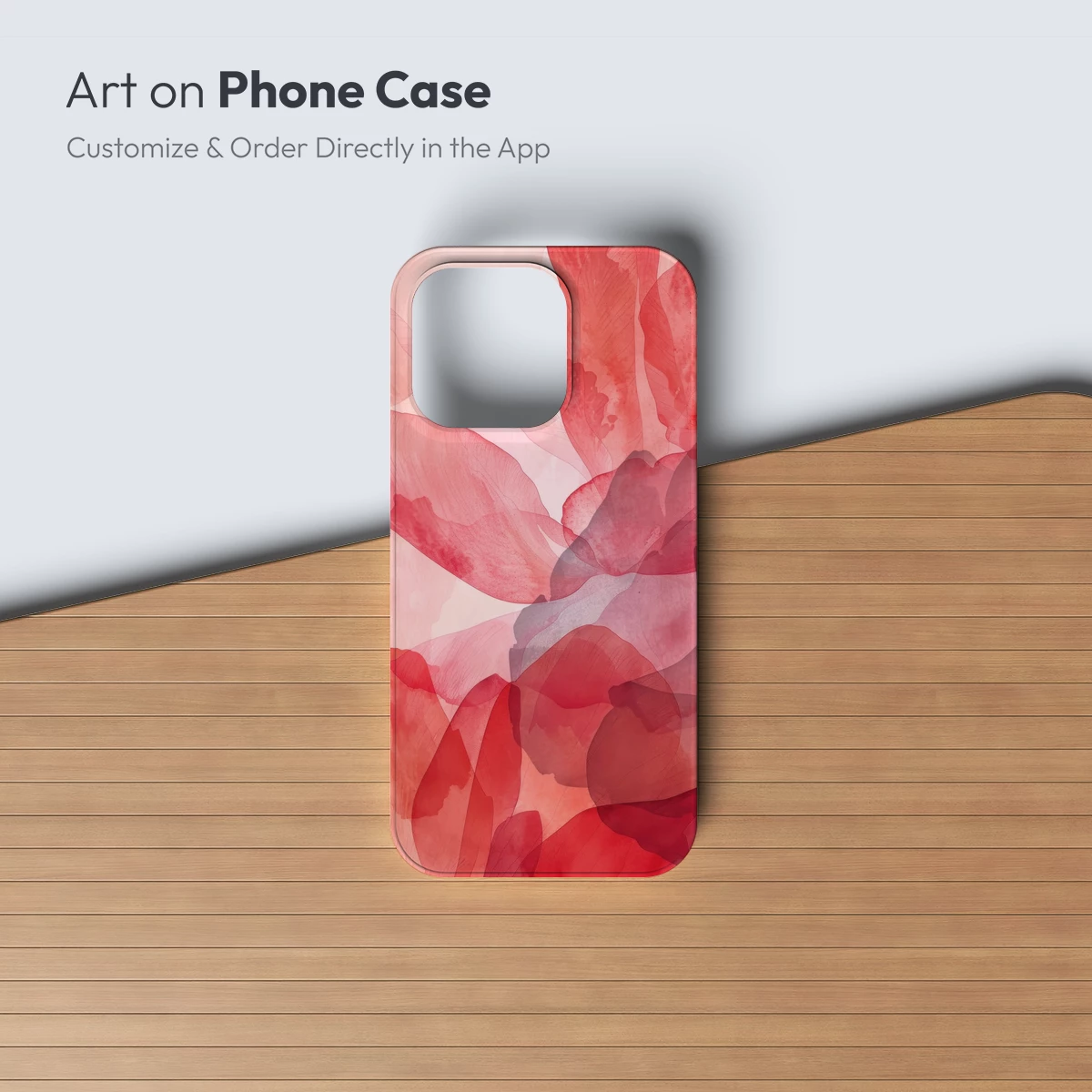 Crimson Petal Symphony: Watercolor Elegance - Image 3