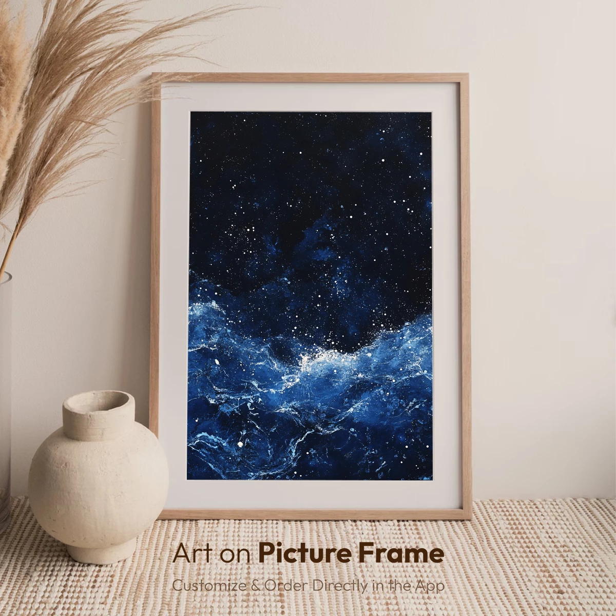 Cosmic Ocean: A Fusion of Stars and Waves - Image 7