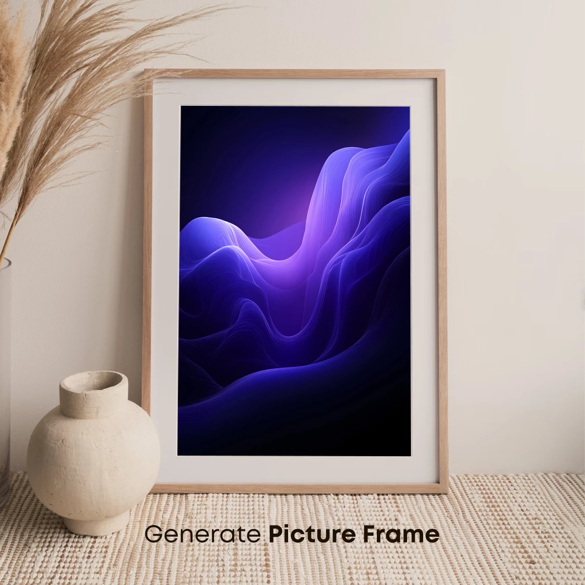 Ethereal Blue Waves: A Digital Odyssey - Image 7