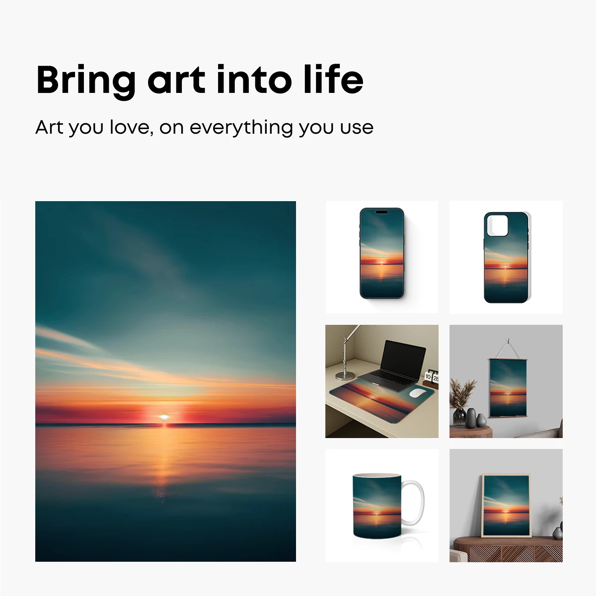 Eternal Sunset Horizon: A Symphony of Serenity - Image 2
