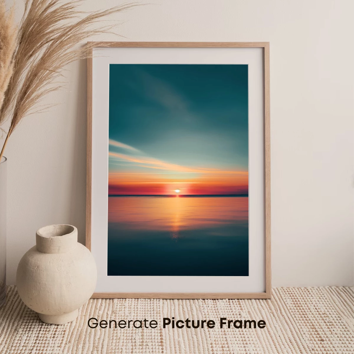 Eternal Sunset Horizon: A Symphony of Serenity - Image 7