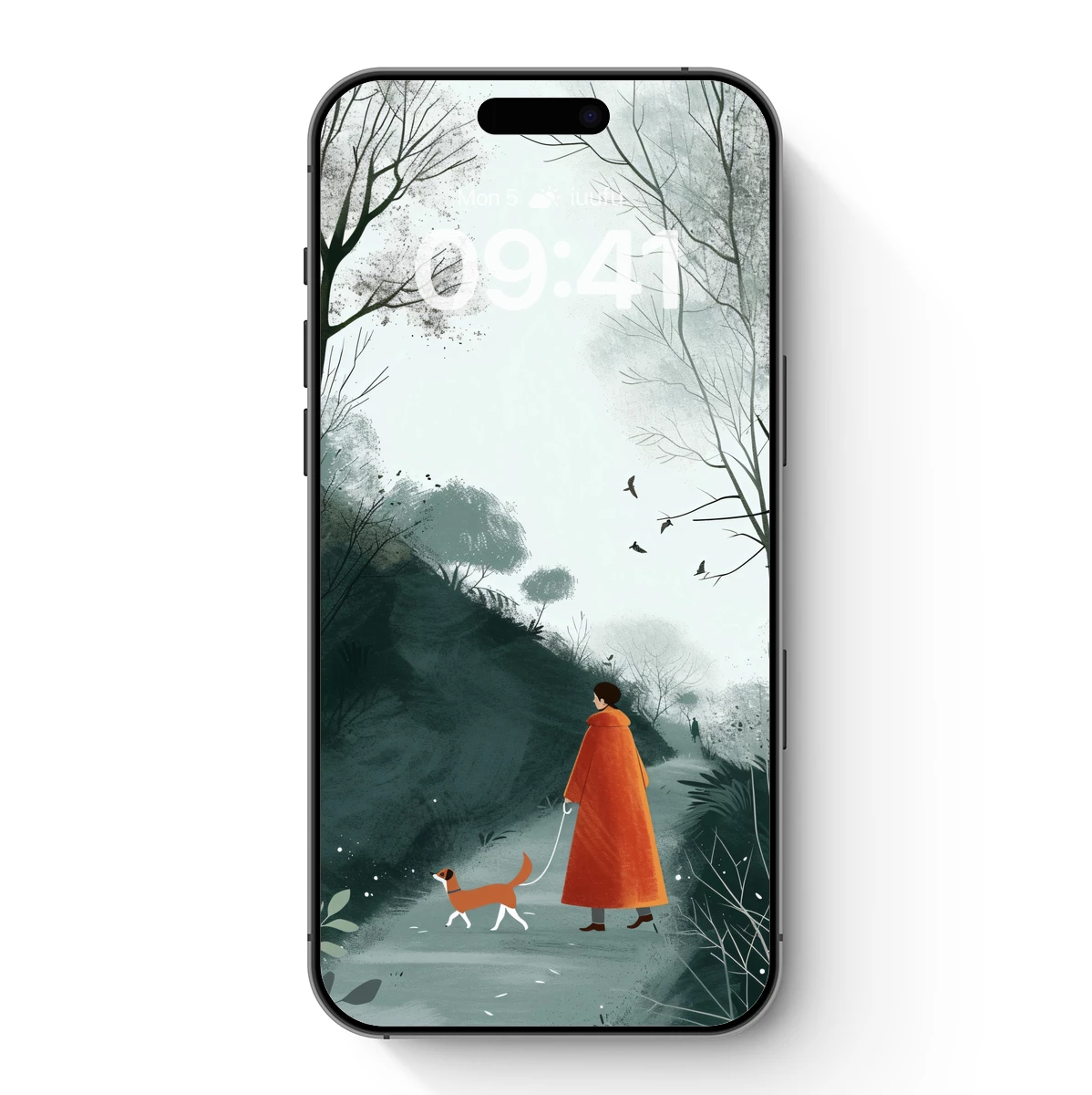 Autumnal Solitude: A Walk with Canine Companion