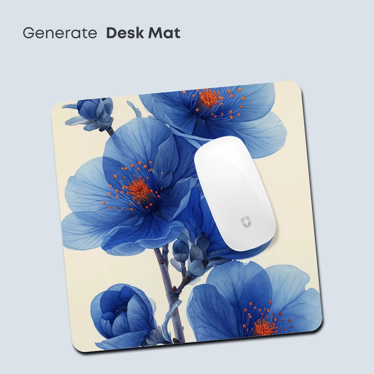 Azure Blossoms: Ethereal Blue Flowers in Bloom - Image 4