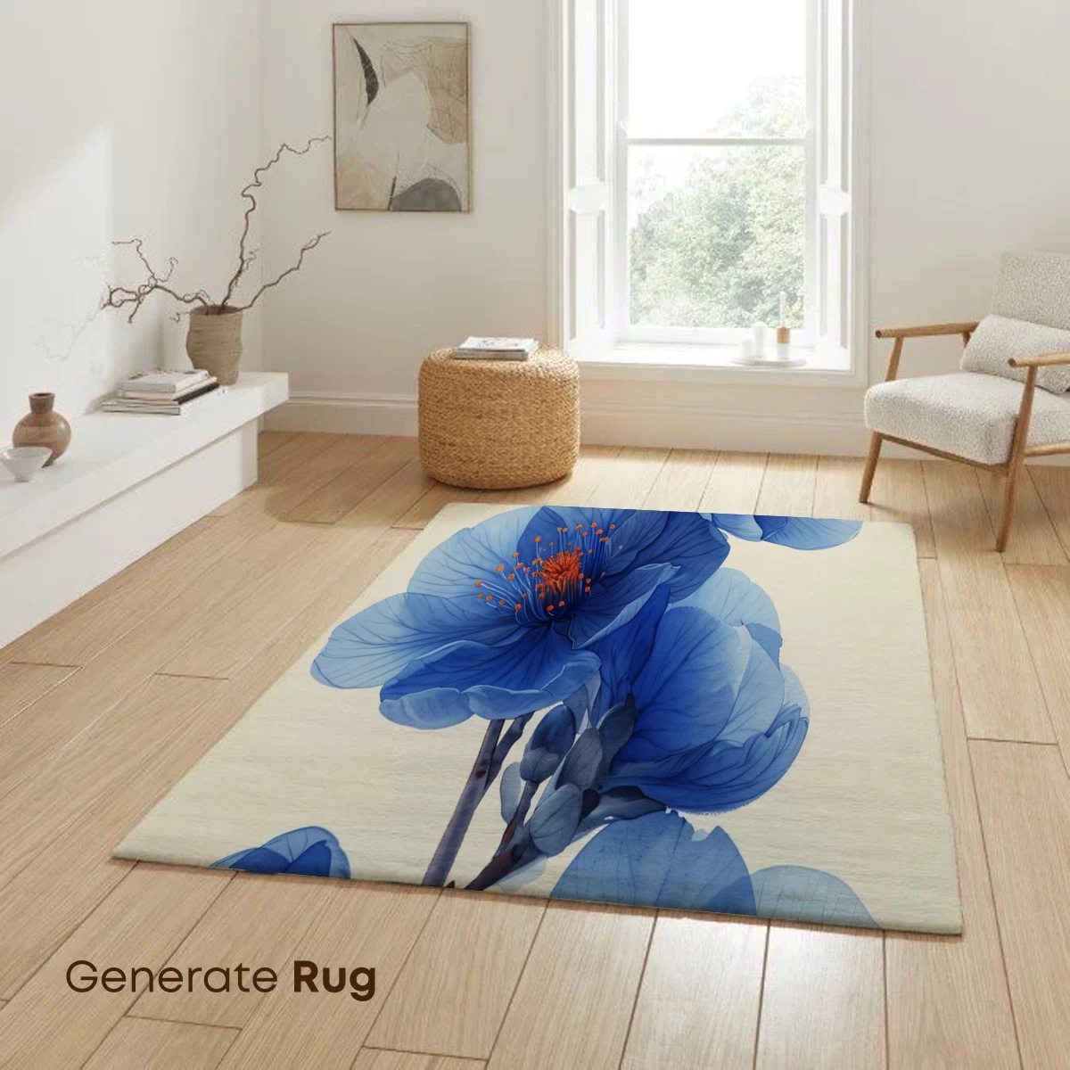 Azure Blossoms: Ethereal Blue Flowers in Bloom - Image 6
