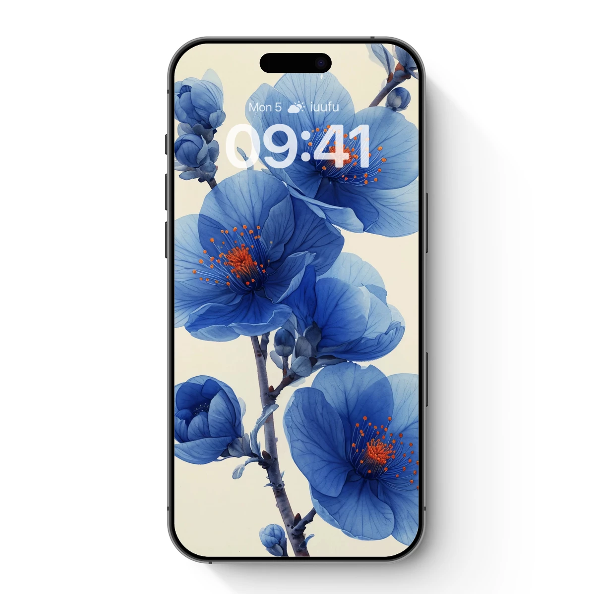 Azure Blossoms: Ethereal Blue Flowers in Bloom