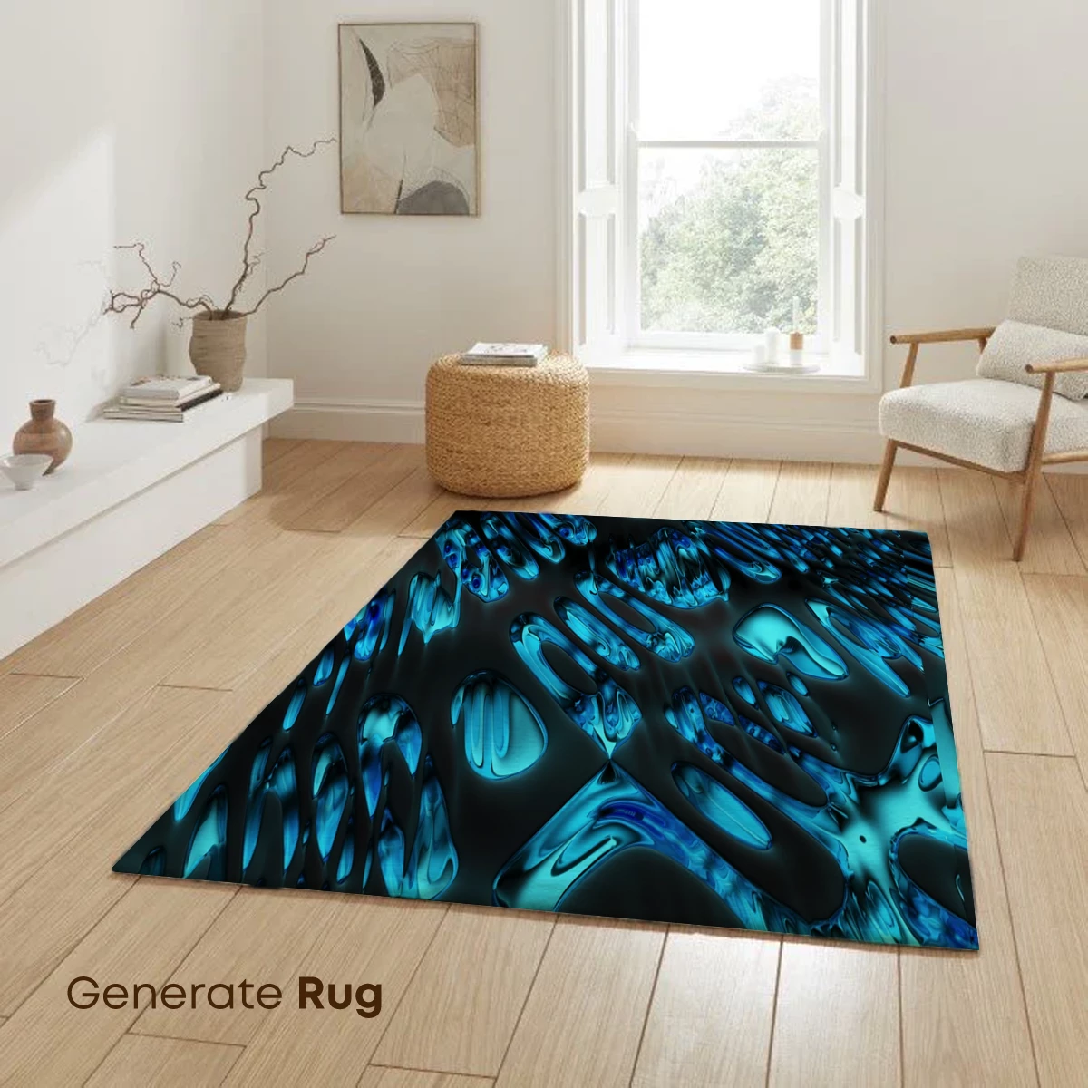 Blue Abyss: Liquid Sculpture in Motion - Image 6