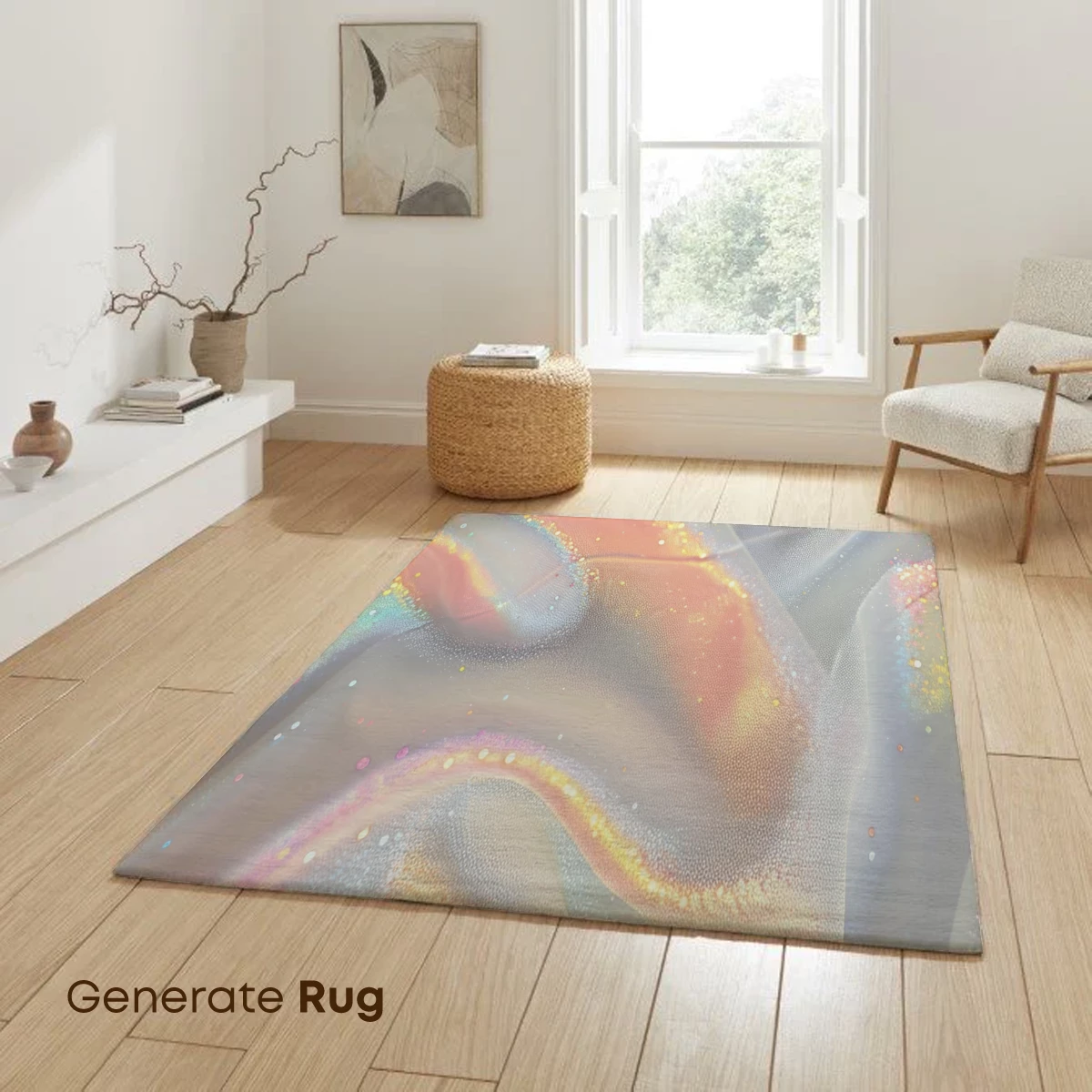 Iridescent Silk Symphony: Glittering Waves of Light - Image 6