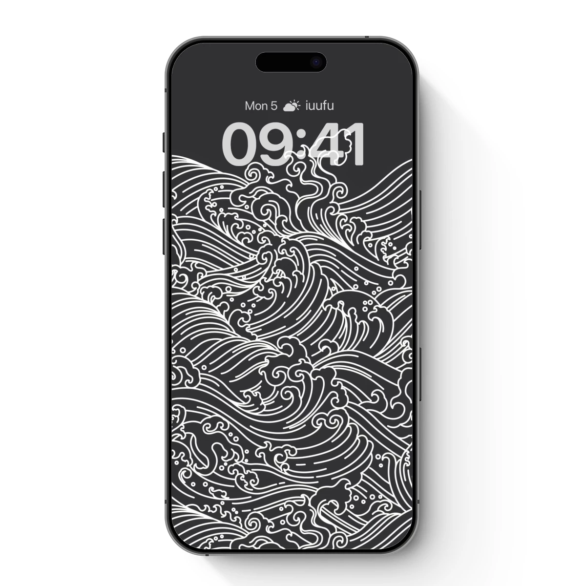 Elegant Waves: Hokusai-Inspired Line Art Elegant Waves: Hokusai-Inspired Line Art