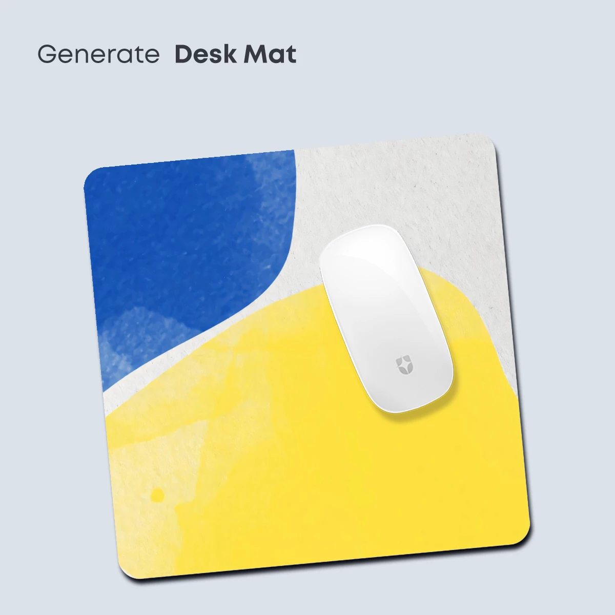 Abstract Harmony: Blue and Yellow Fusion - Image 4