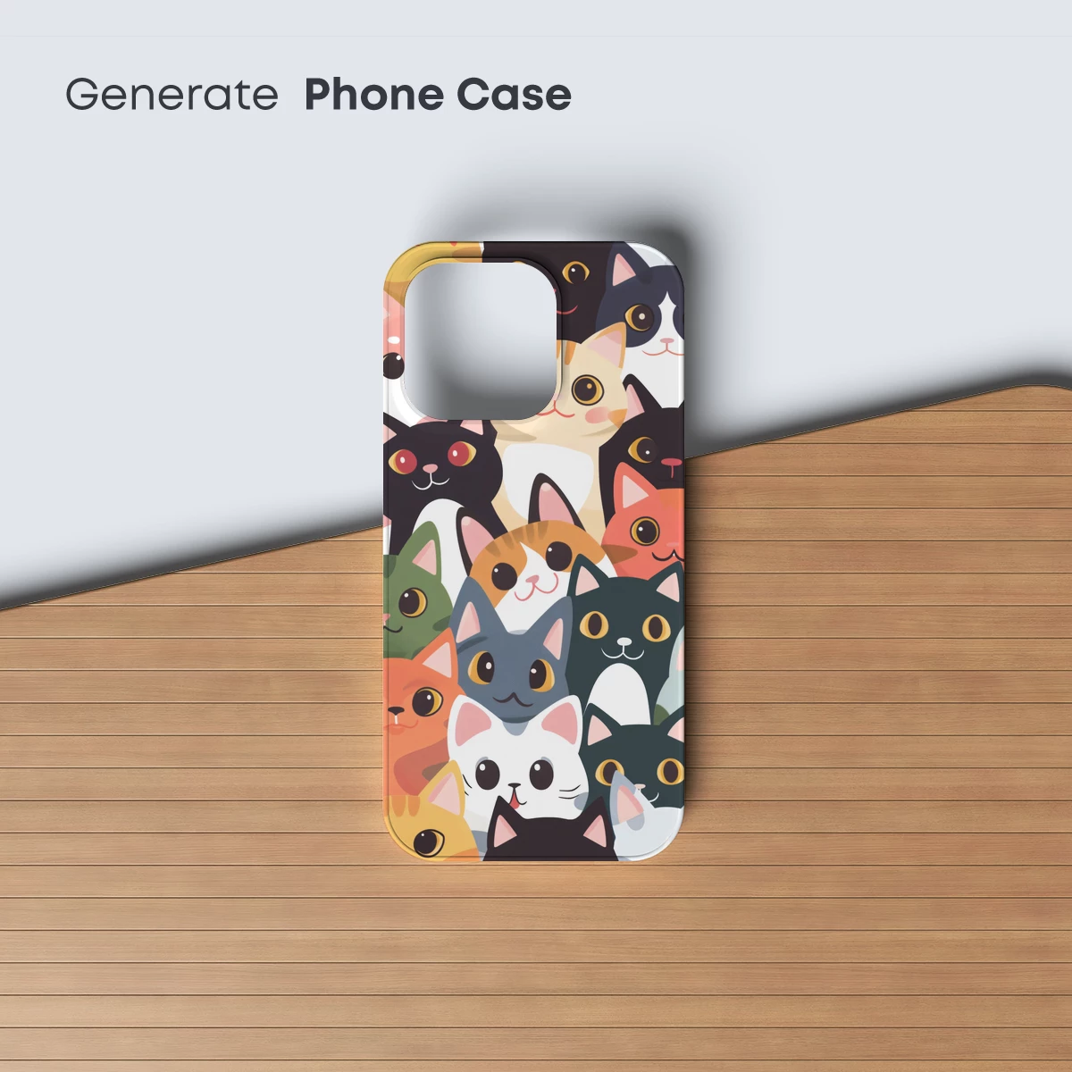 Cuddly Cat Crew: Whimsical Feline Gathering - Image 3