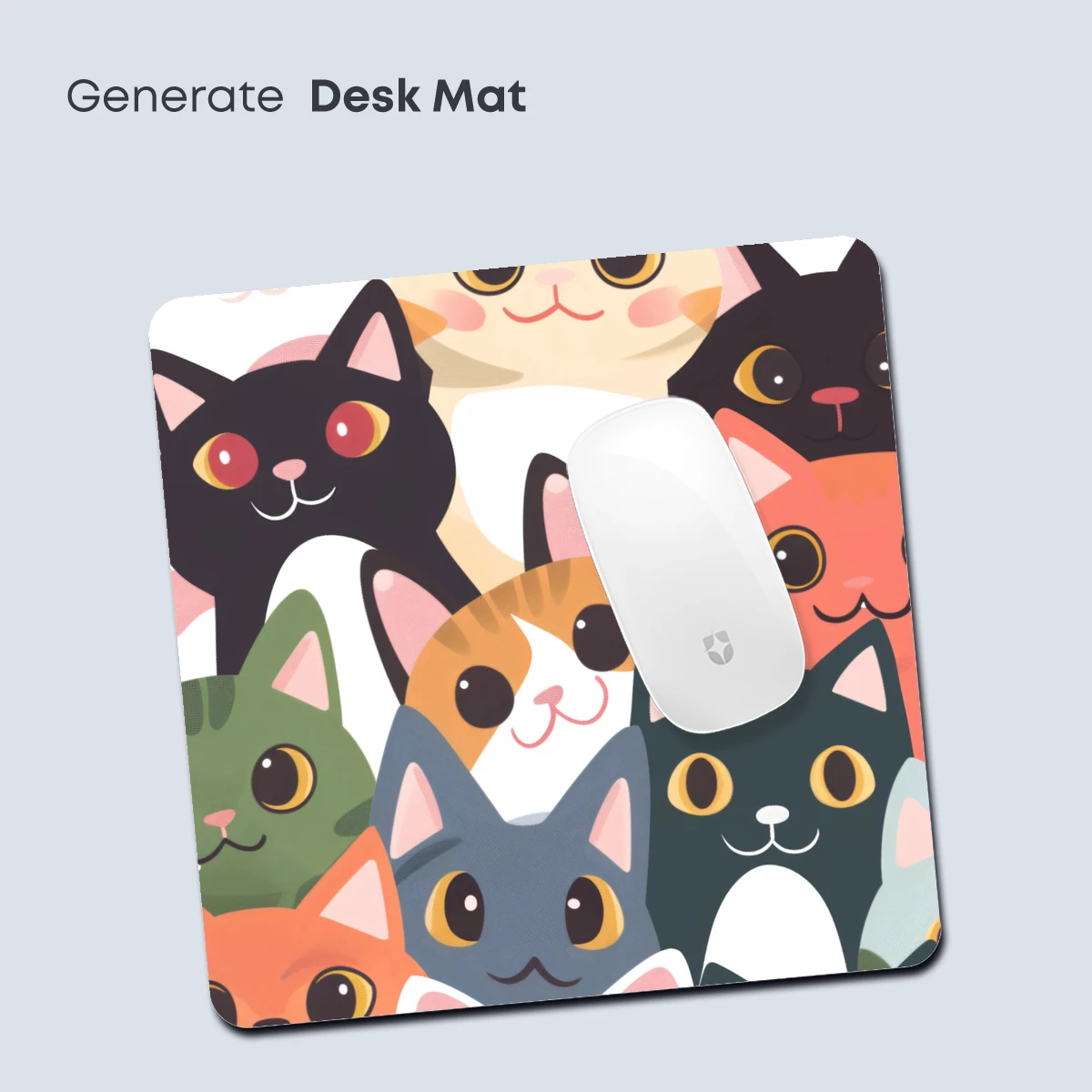 Cuddly Cat Crew: Whimsical Feline Gathering - Image 4