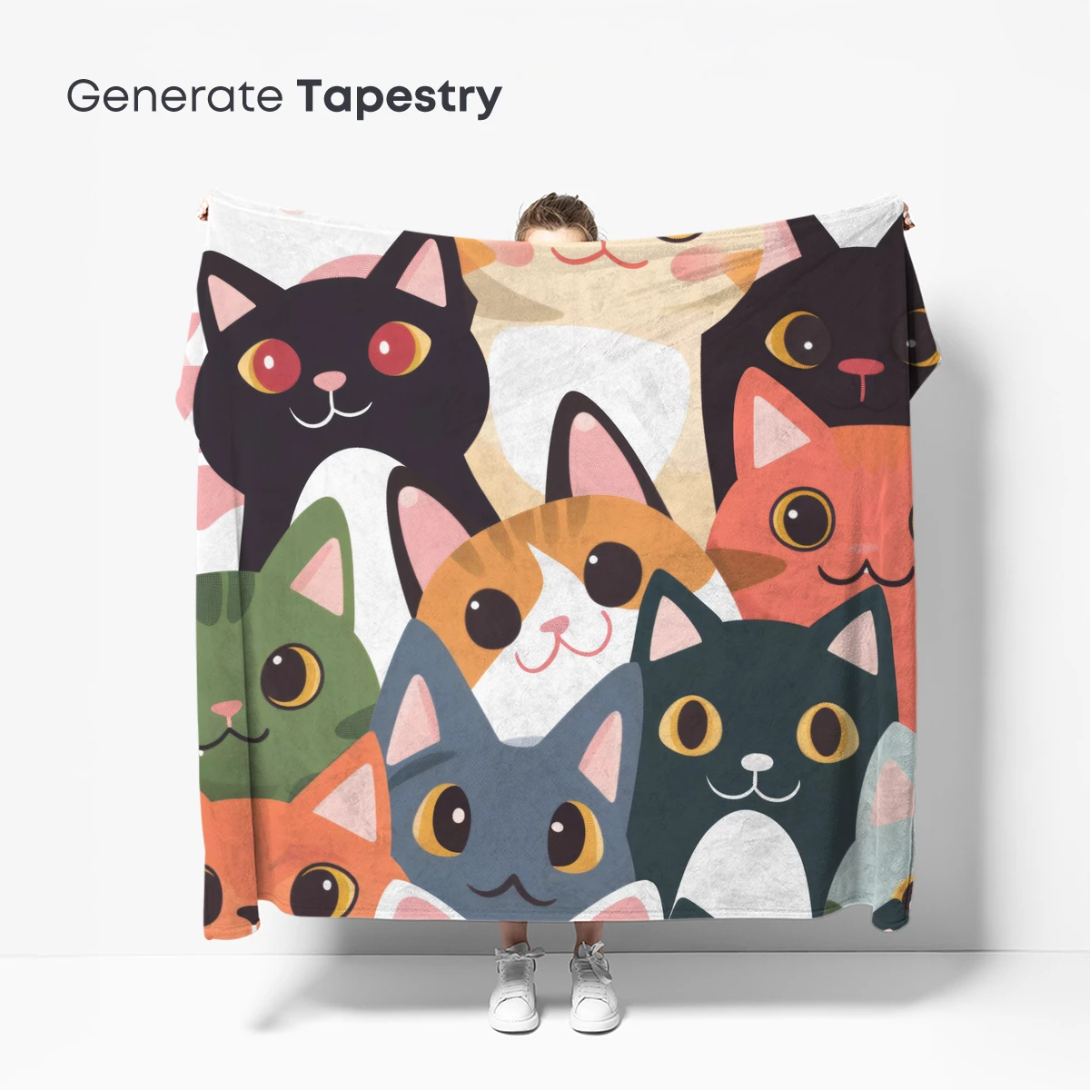 Cuddly Cat Crew: Whimsical Feline Gathering - Image 5