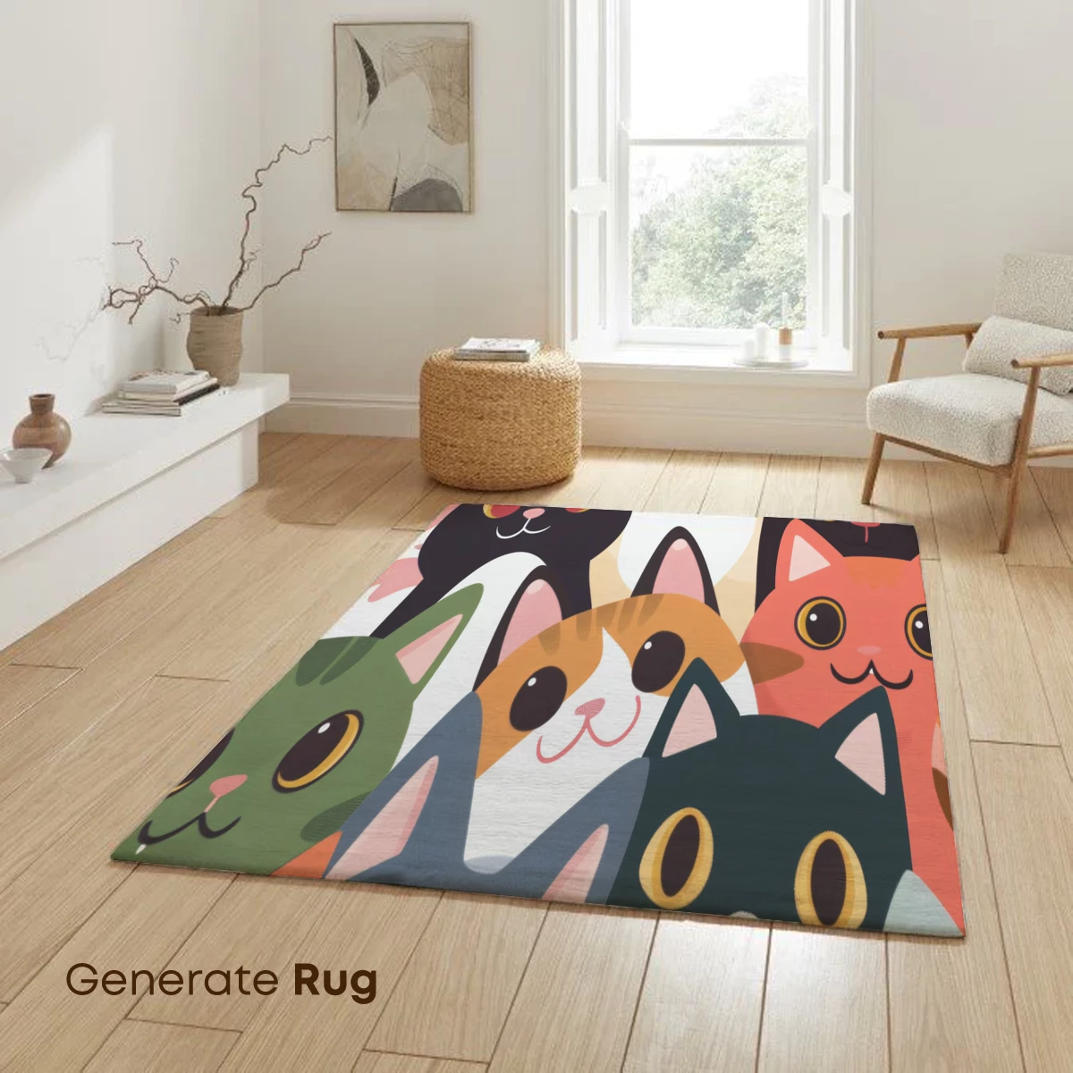 Cuddly Cat Crew: Whimsical Feline Gathering - Image 6