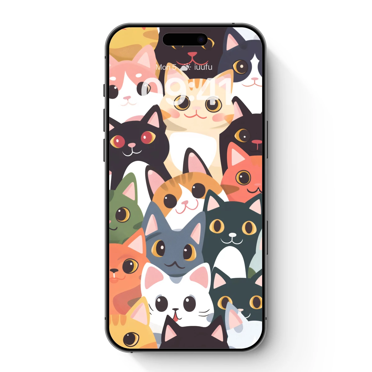 Cuddly Cat Crew: Whimsical Feline Gathering