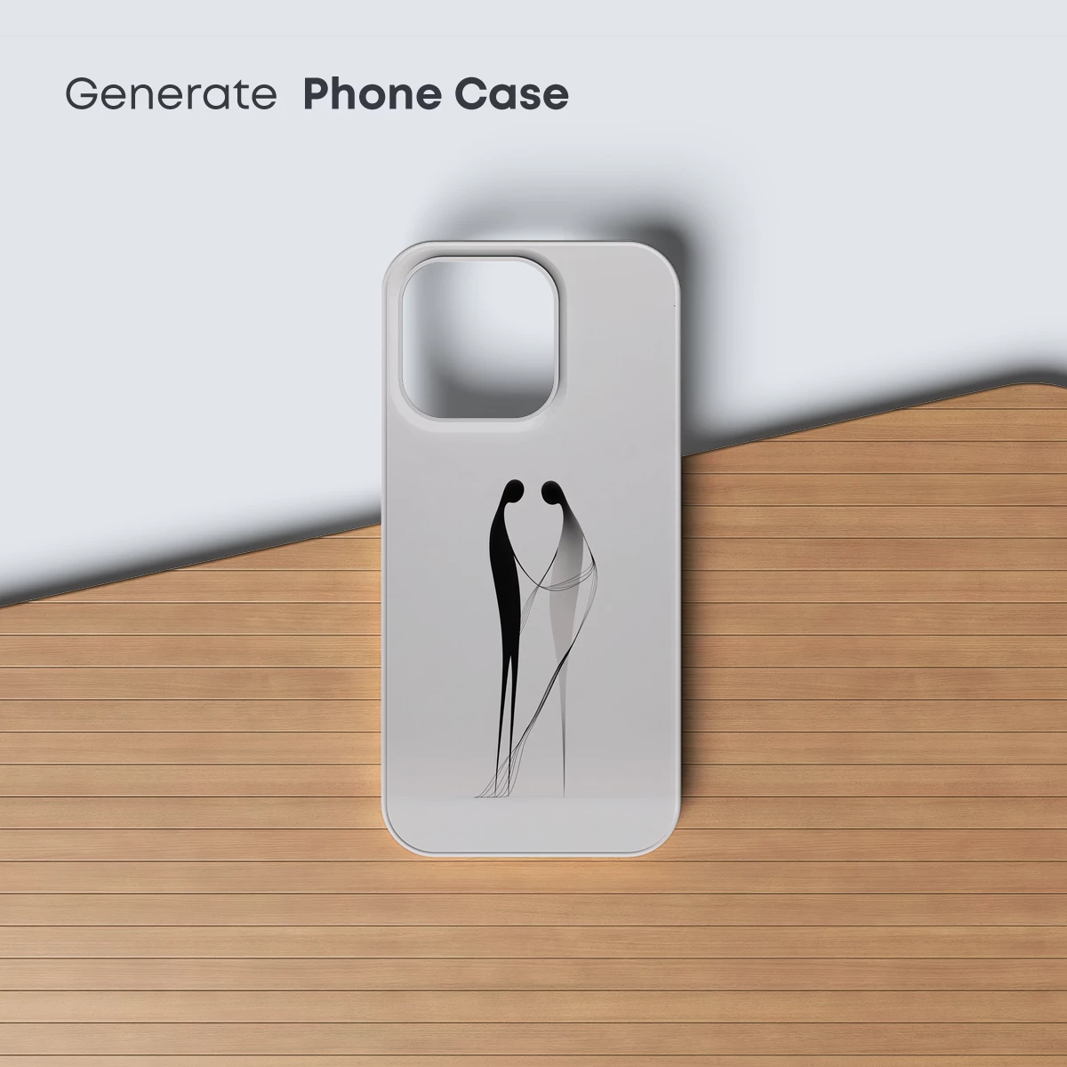 Elegant Embrace: Abstract Silhouettes in Harmony - Image 3