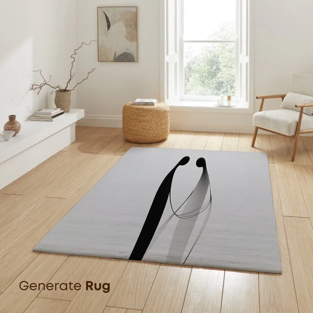 Elegant Embrace: Abstract Silhouettes in Harmony - Image 6