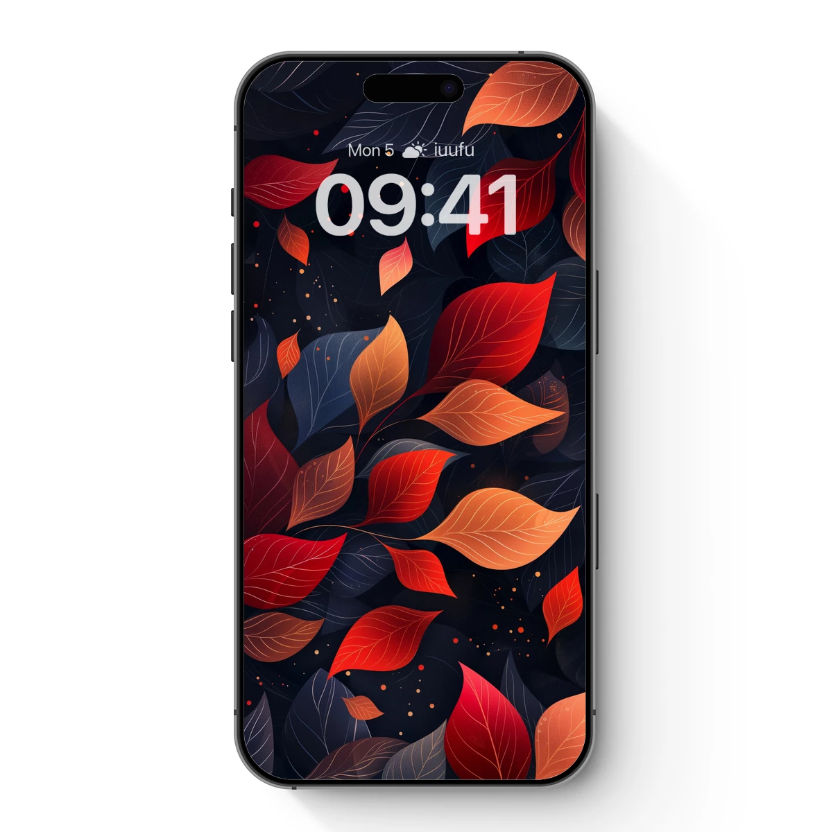 Autumnal Leaf Symphony in Vibrant Hues