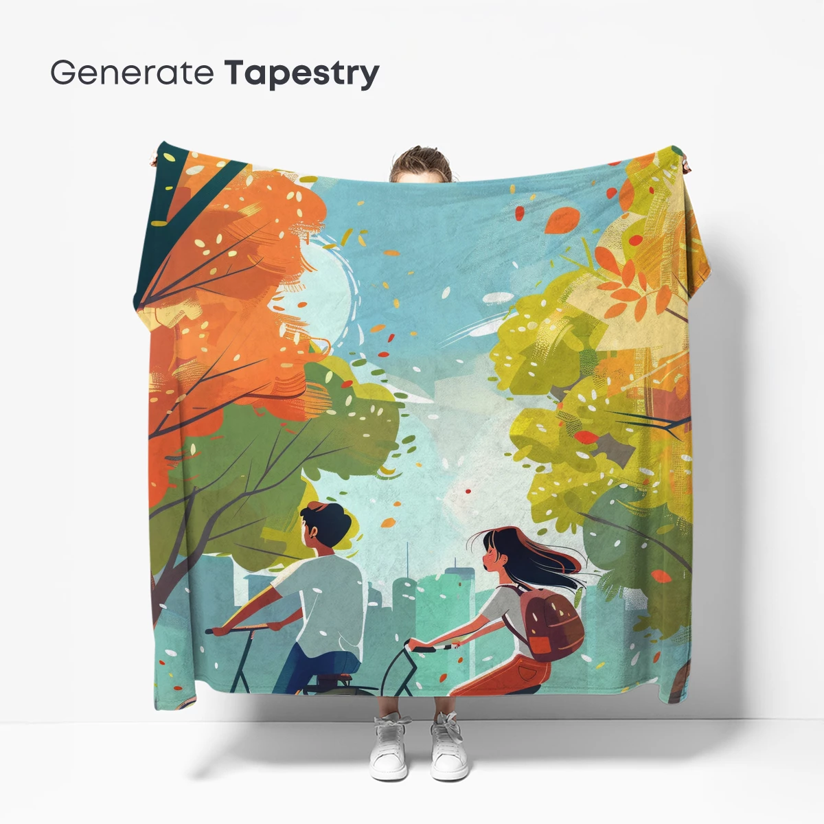 Autumn Bike Ride: Vibrant Fall Colors in Motion - Image 5