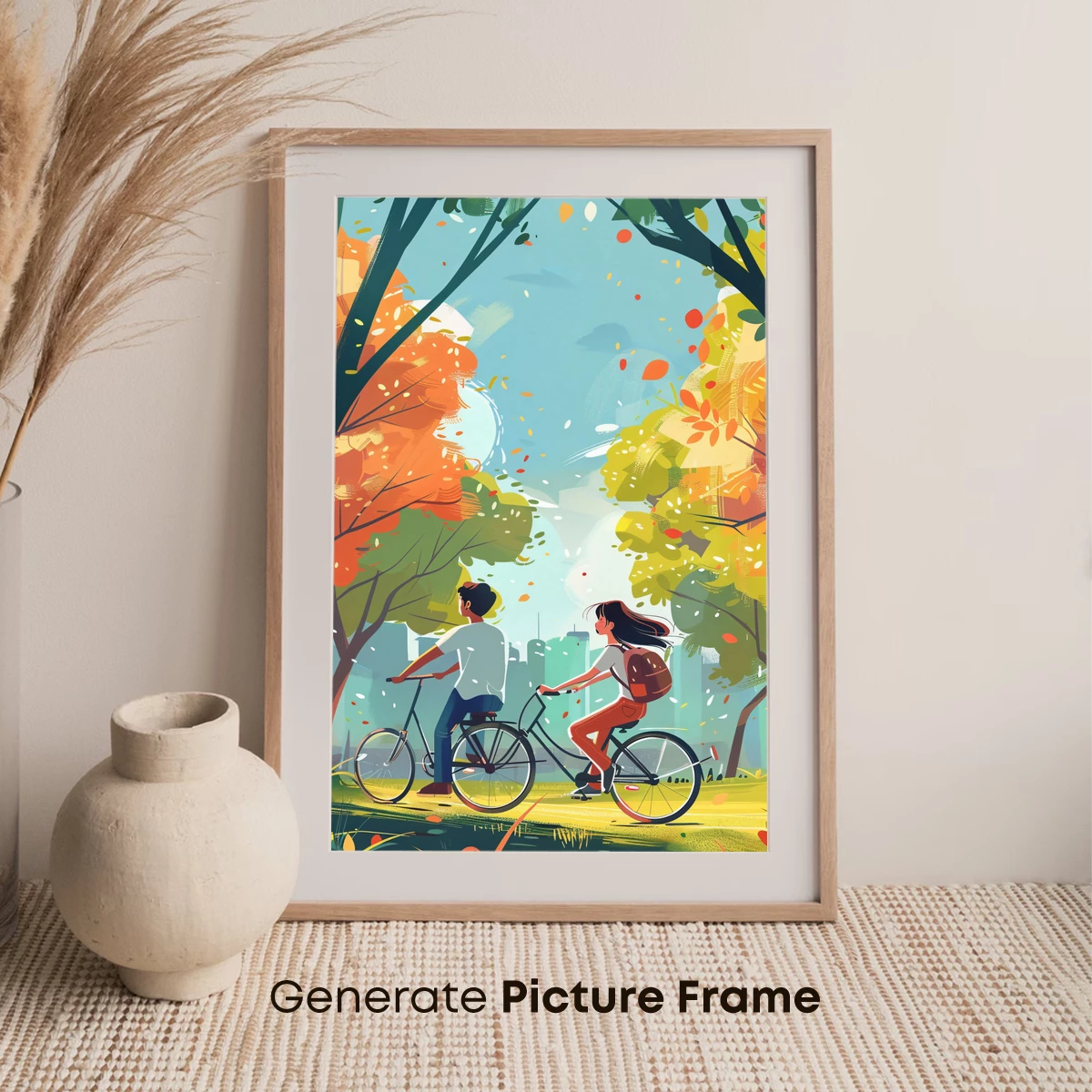 Autumn Bike Ride: Vibrant Fall Colors in Motion - Image 7