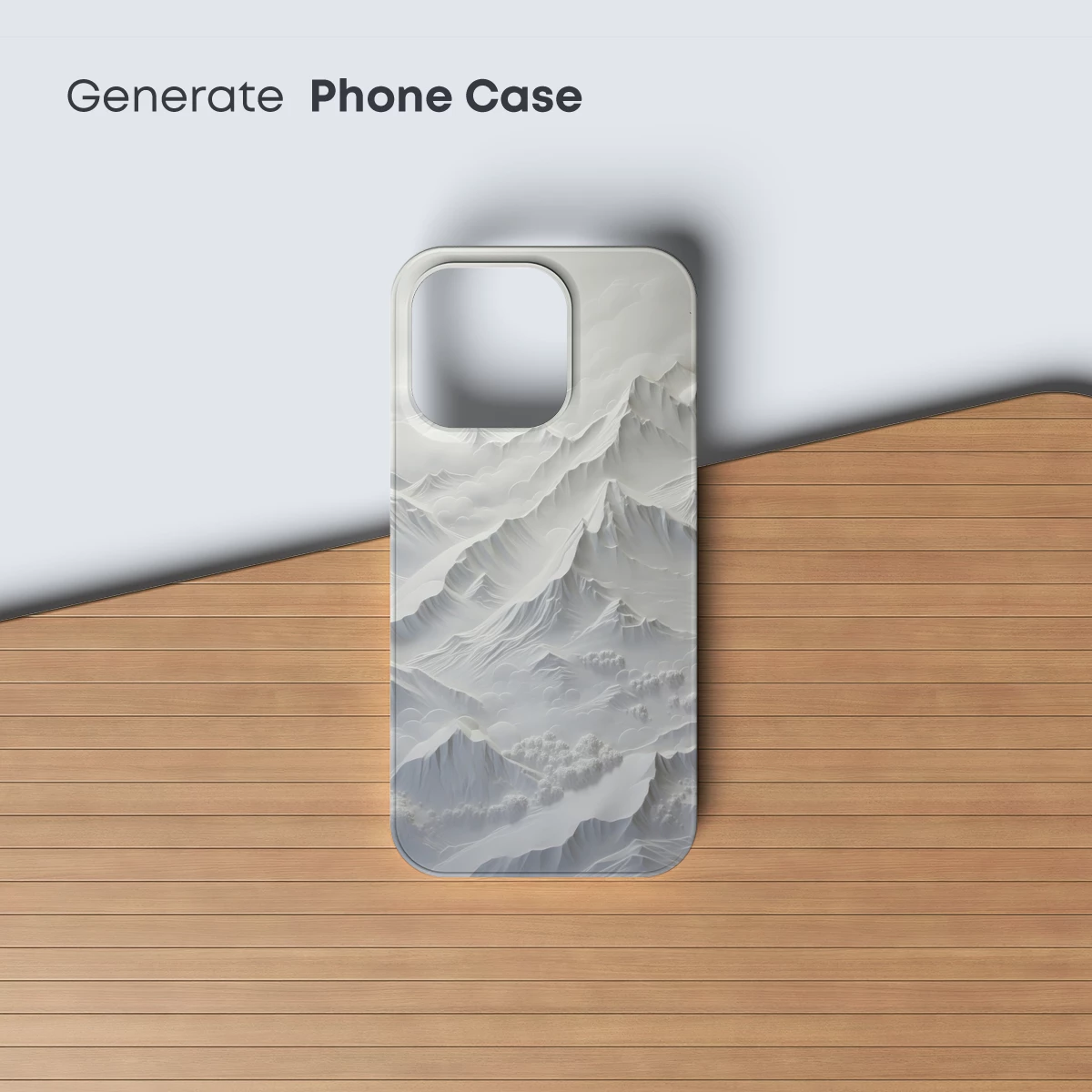 Eternal Snow Peaks: A Monochromatic Odyssey - Image 3