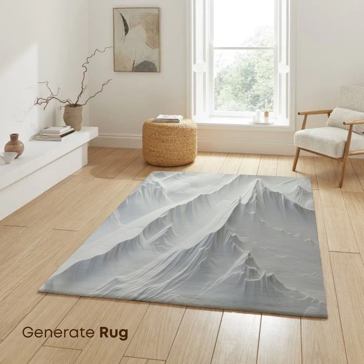 Eternal Snow Peaks: A Monochromatic Odyssey - Image 6