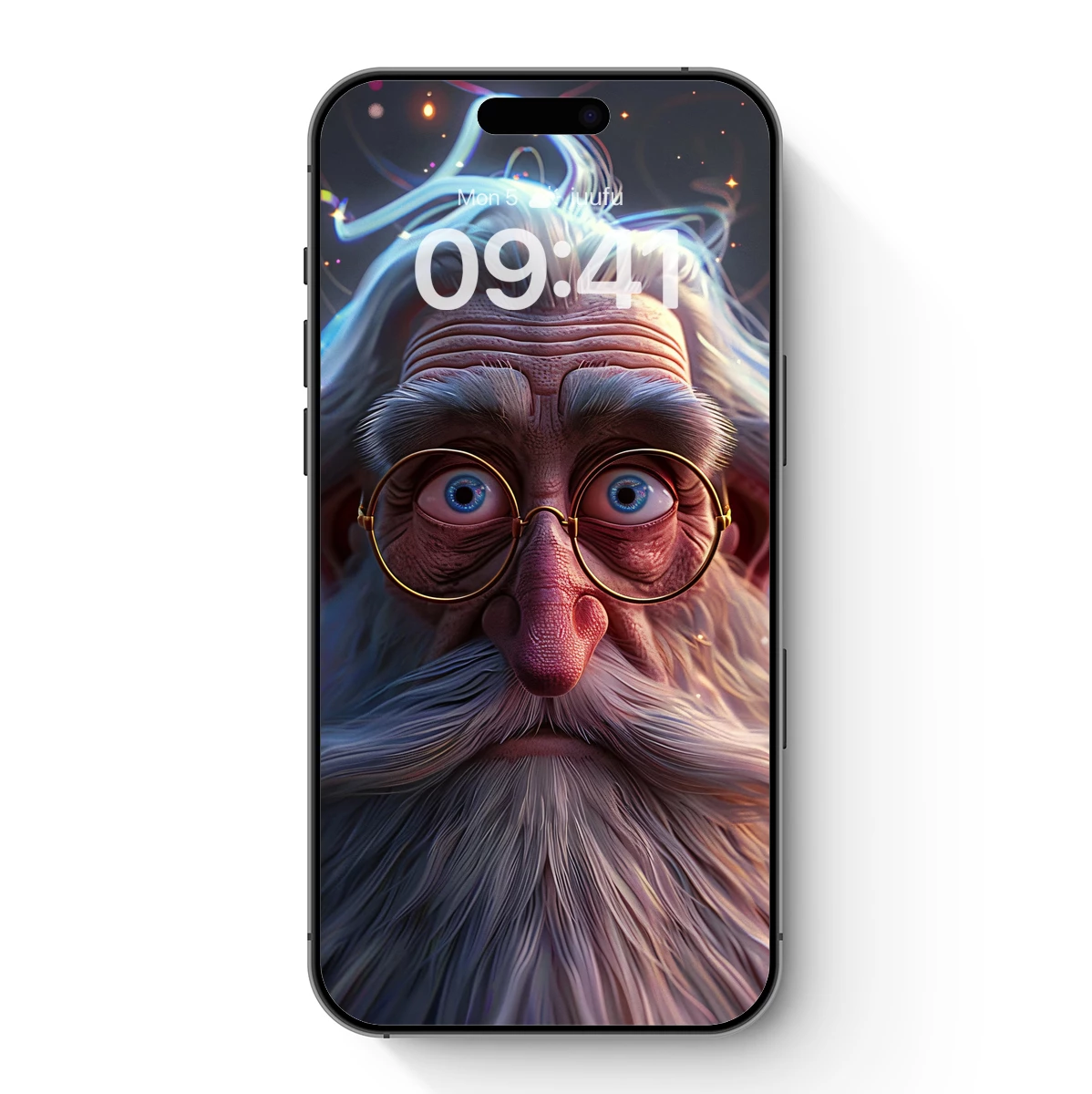 Elderly Wizard's Mystical Gaze