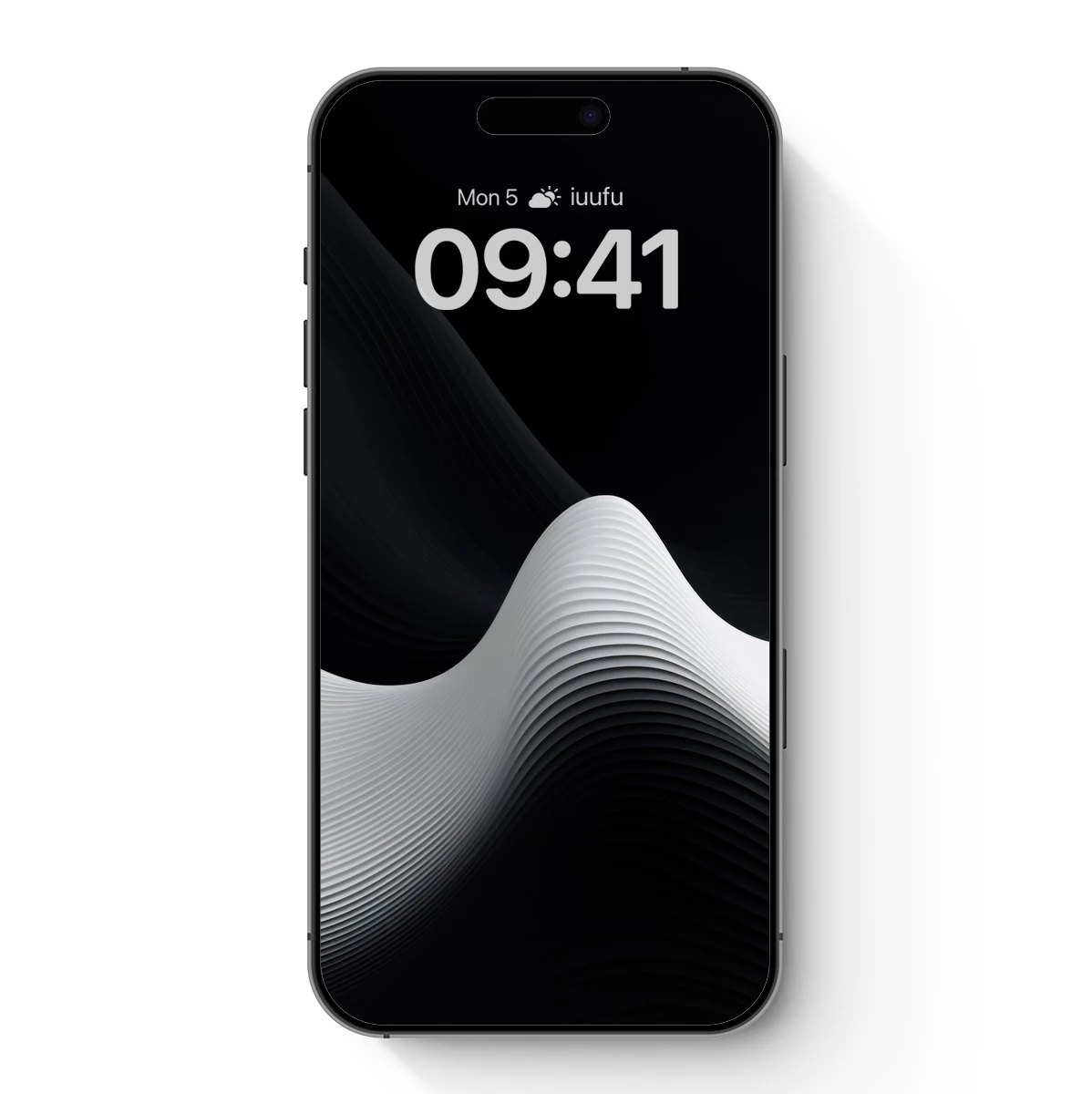 Elegant Monochrome Waves: A Study in Contrast and Flow