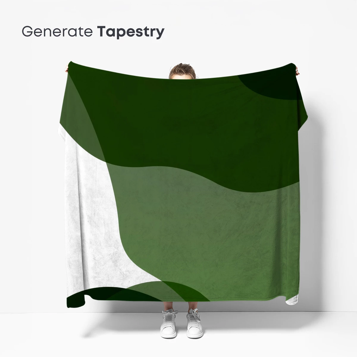 Ethereal Green Waves: Abstract Fluidity - Image 5