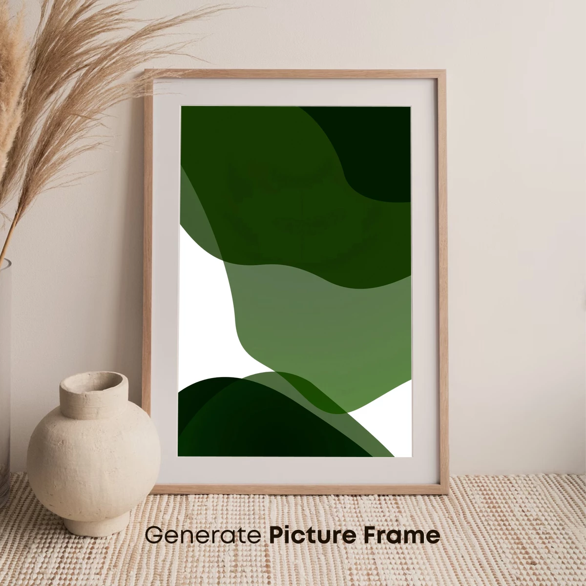 Ethereal Green Waves: Abstract Fluidity - Image 7