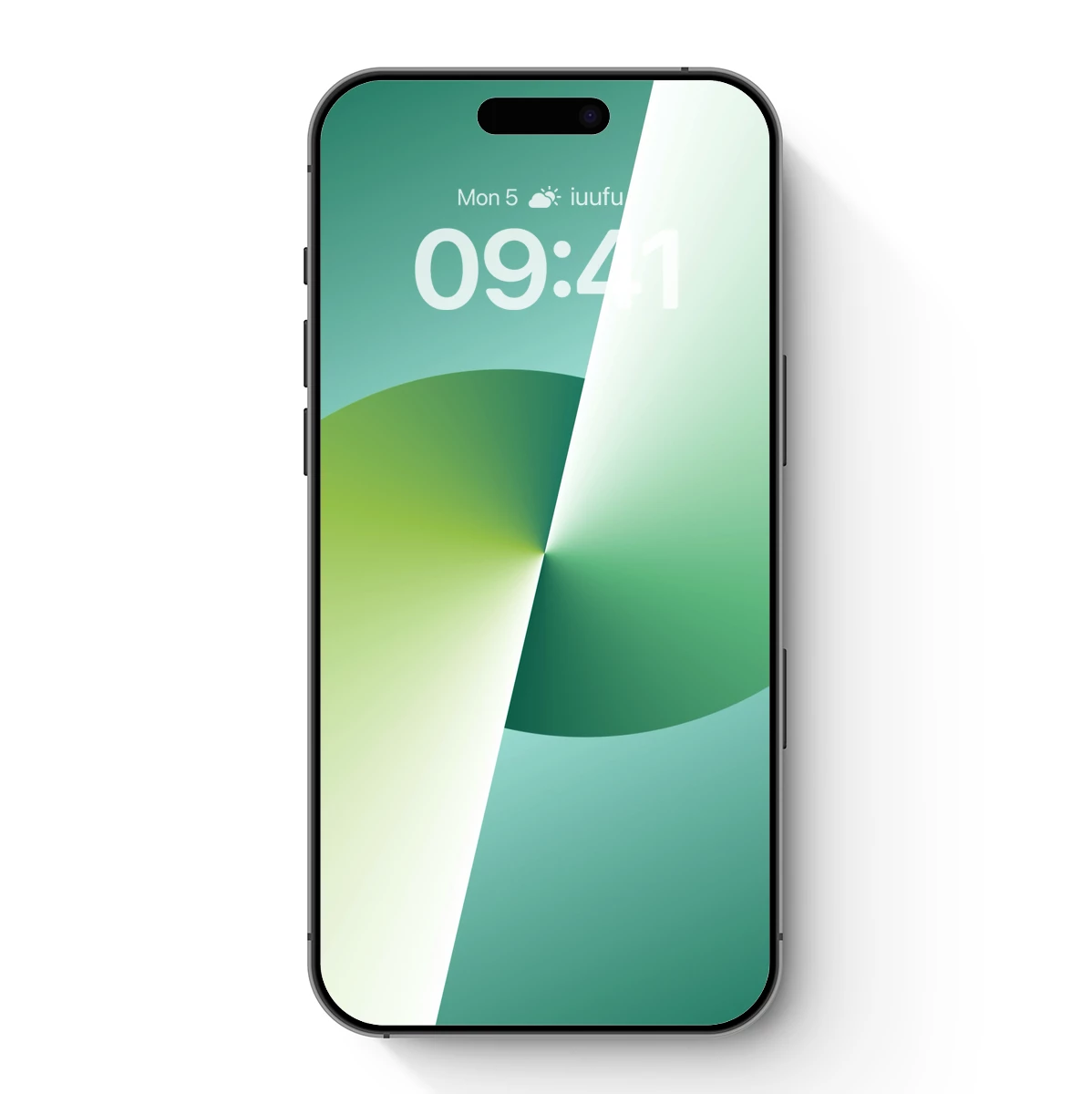Geometric Green Harmony: Abstract Fluidity