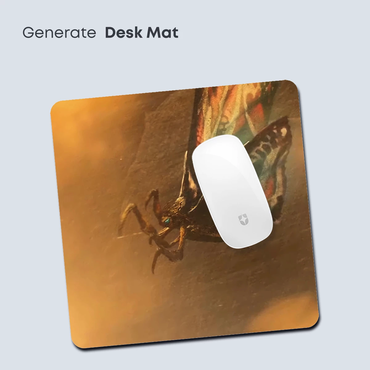 Moth in Amber Glow: Surreal Insect Artistry - Image 4