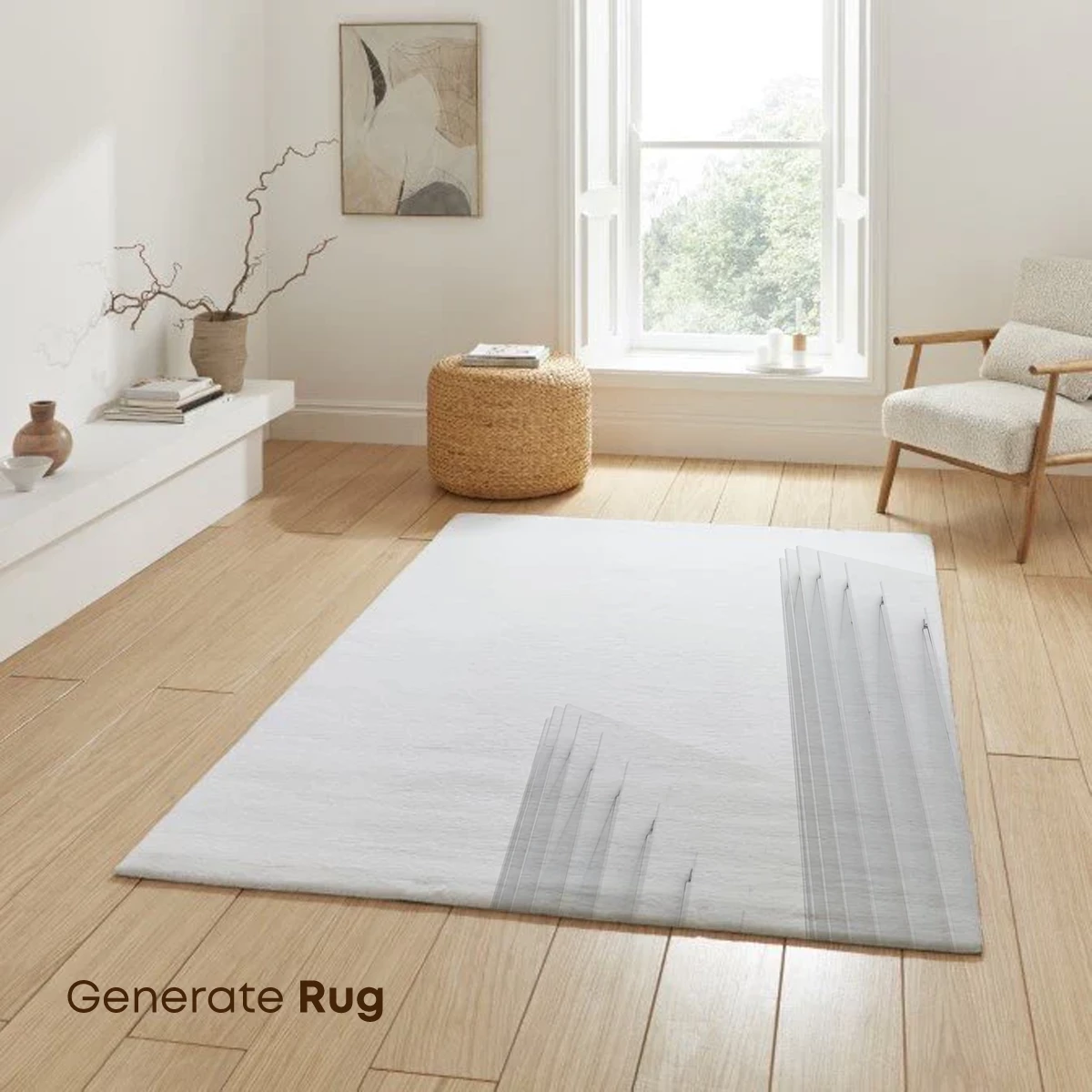 Geometric White Elegance: Abstract Layered Forms - Image 6