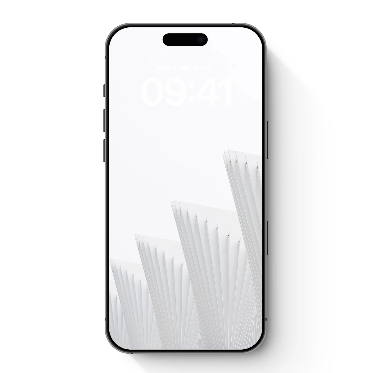 Geometric White Elegance: Abstract Layered Forms