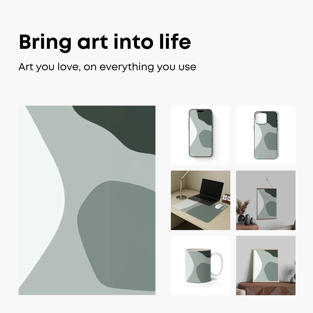 Abstract Flow: Modern Minimalist Palette - Image 2