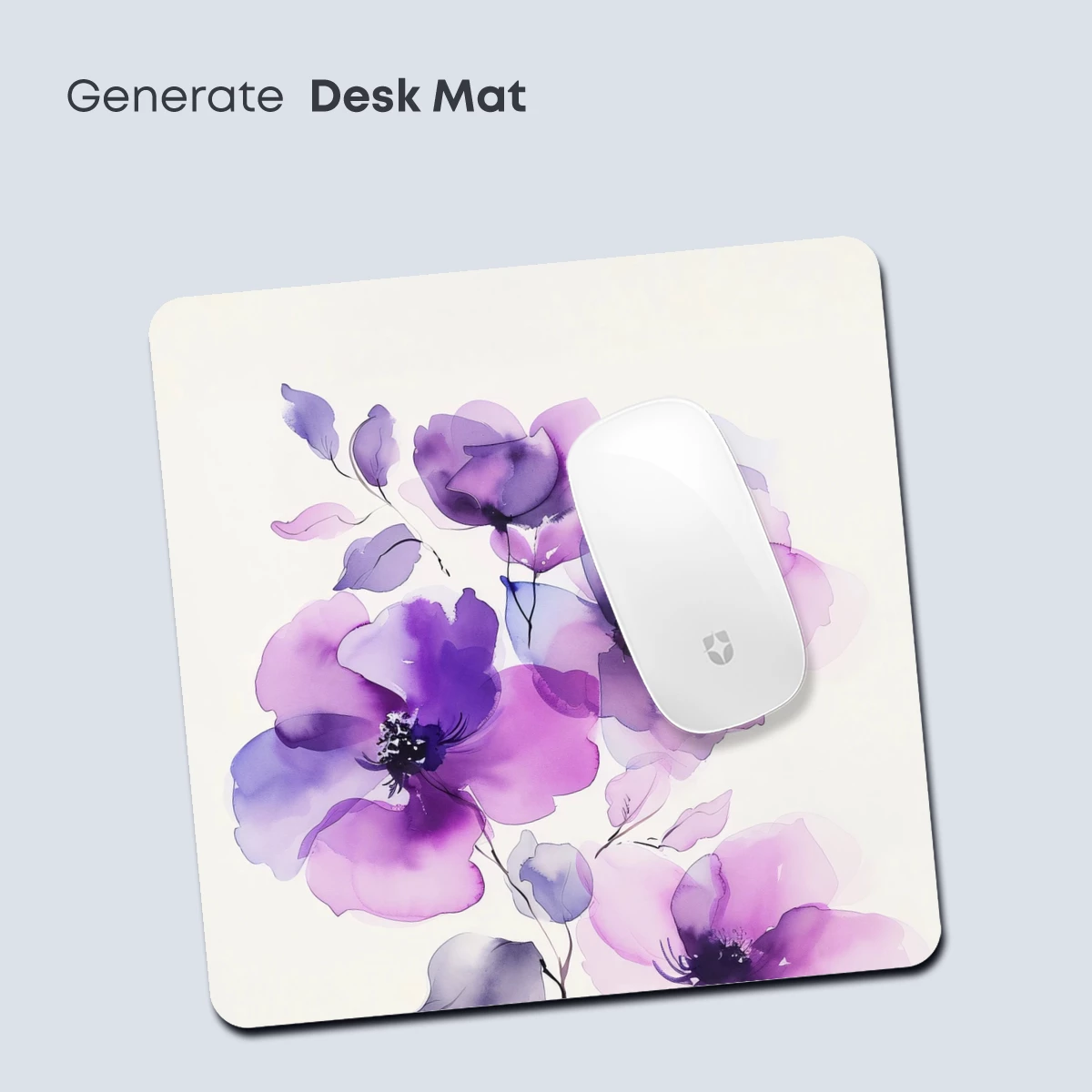 Ethereal Purple Blossoms: Watercolor Elegance - Image 4