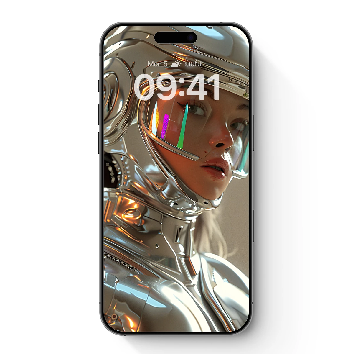 Futuristic Astronaut Reflections Futuristic Astronaut Reflections