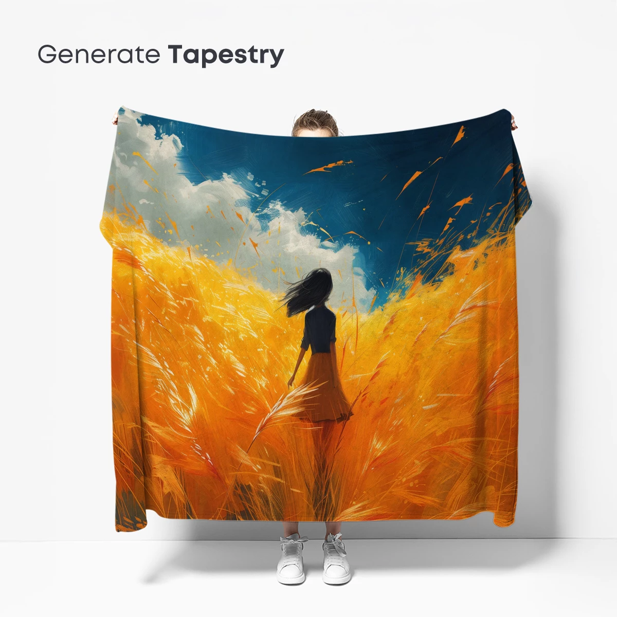 Golden Fields of Solitude: A Digital Art Odyssey - Image 5