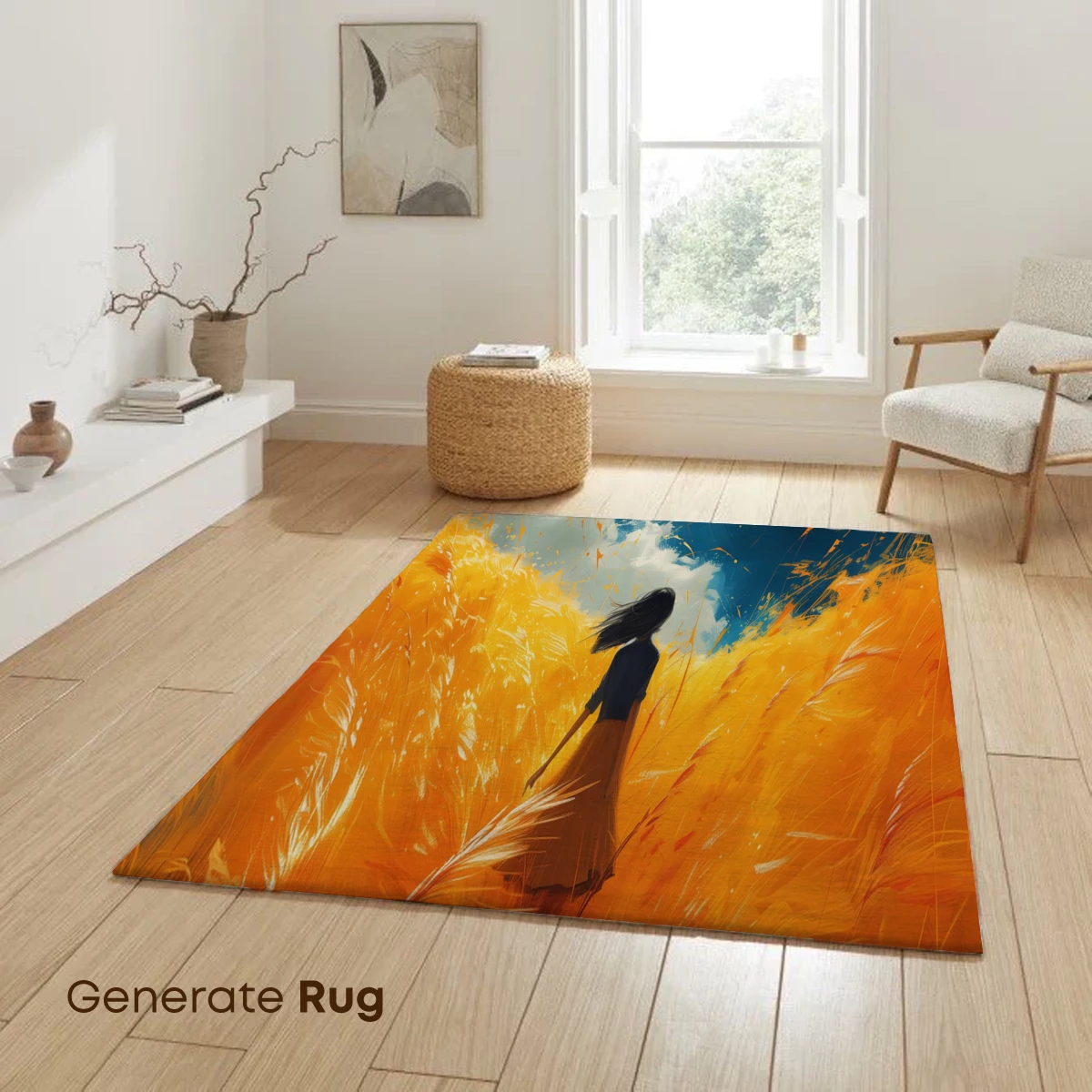 Golden Fields of Solitude: A Digital Art Odyssey - Image 6