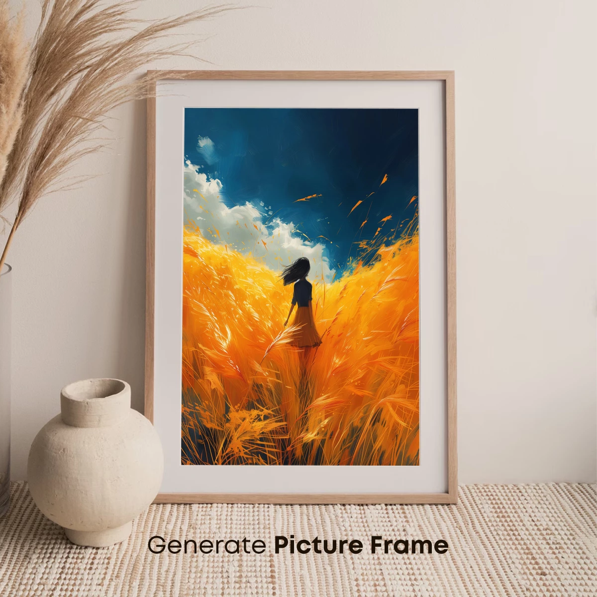 Golden Fields of Solitude: A Digital Art Odyssey - Image 7